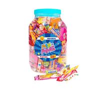 Mega Candy Mix - Assortiment Bonbons Mentos, Chupa Chups, et Fruit-Tella - Box Bonbon Noel En Gros Avec Sucette Bonbon - Bonbons en Gros Pour Anniversaires, Fêtes, Halloween - 1 kg