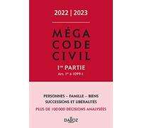 Méga Code civil 2022/2023, 1e partie