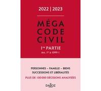 Méga Code civil 2022/2023, 1e partie