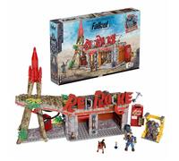 MEGA Coffret Relais Routier Red Rocket Fallout, 824 éléments, 2 Personnages articulés et Accessoires HXT00