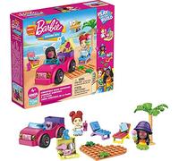 Mega Construx Coffret Barbie Aventures à la Plage – 70 pièces, 2 mini-figurines, dès 4 ans
