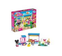 MEGA Construx - Barbie - Marché Fermier - Coffret de Construction - 80 Blocs - 3 Figurines - 4 animaux - 6 Accessoires