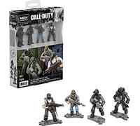Mega Construx Black Series - GYF91 - Call of Duty équipe d'infiltration Tactique - Pack 4 Mini Figurines articulée + Accessoires