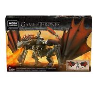 Mega Construx Game of Thrones Daenerys et Drogon, Jeu de Construction, 735 pièces, 16 Ans et Plus, GKG97