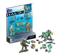 Mattel - Mega Construx Halo Infinite Spartan Mission - Champ de Bataille de Bazaar - Coffret 2pcs Figurines articulées 6cm + Accessoires
