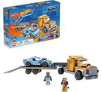 Mega Construx Hot Wheels Coffret Twinduction Voiture et Transporteur à Construire, Jeu de Briques de Construction, 355 pièces, pour Enfant dès 5 Ans, GYG66