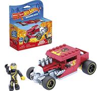 Mega Construx Hot Wheels, voiture à construire Bone Shaker, 118 pièces, jeu de briques de construction, 5 ans et plus, GVM29