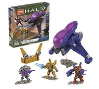Mega Construx - Mega Construx Halo - La Quête de l'Arbiter - Jeu de Construction Avion Covenant Banshee - 3 Figurines Articulées - Cadeau dès 8 Ans, HDH92