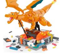 MEGA Pokémon - Dracaufeu en Mouvement - Jouet de Construction - 12 ans et +