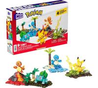 Mega Construx Pokemon - HFG05 - Équipe régionale de Kanto - Pack de 4 figurines d'action 5 cm
