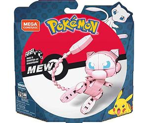 Mega Construx Pokemon Mew à Construire, Jeu de Briques de Construction, 194 Pièces, pour Enfant dès 7 Ans, GKY97 Multicolore