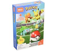 Mega Construx Pokemon Poké Ball et Figurines Amis de Kanto à Construire, Jeu de Briques de Construction, 90 pièces, pour Enfant dès 6 Ans, GCN21