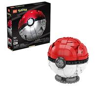 Mega Construx Pokemon Poké Ball Géante à Construire, Jeu de Briques de Construction, 303 pièces, pour Enfant dès 10 Ans, HBF53