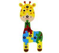 Méga Créative - Puzzle Girafe "J'apprends À Compter" - Dès 18 Mois