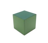Méga cube en mousse vert réséda-pin