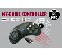 Manette PC et Mac filaire USB Freaks And Geeks Noir Noir