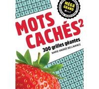 Méga grand - Mots cachés 2 - Marie-Andrée Bellavance - Bravo - broché - Livre-jeu