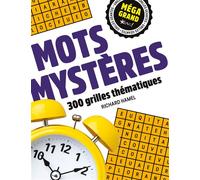 Méga grand - Mots mystères 300 grilles thématiques - Richard Hamel - Bravo - broché - Livre-jeu