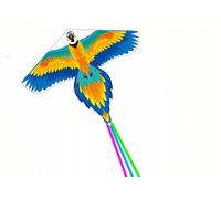 Méga grand oiseau dragon avec longue queue, multicolore