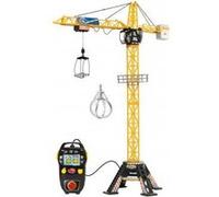 Mega grue filoguidée 120 cm - rotation 350 degré - cochet de la grue se déplace - engin de chantier géant - grande grue télécommande