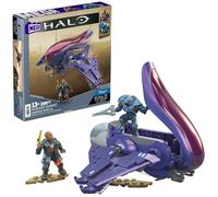 MEGA Halo Banshee Rebelle Coffret de construction d’aéronef de 205 pièces avec 2 mini-figurines articulées et accessoires, HNC56