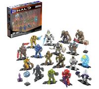 MEGA Halo Coffret Personnages Halo 2 à Construire avec 339 pièces, Figurines articulées, Environ 5 cm de Haut, pour Les collectionneurs (Enfants ou Adultes), HXL07