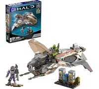 Mega Halo Jouet de construction de figurine d'action UNSC Arctic Burn Wasp avec 342 pièces et 2 figurines articulées, pour collectionneurs
