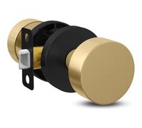 Mega Handles Buena Bouton de porte de passage pour couloir, placard et salle de bain, rversible, robuste, compatible avec toutes les tailles de