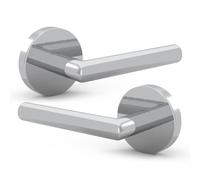 Mega Handles Ronn Lot de 2 poignes de porte factices pour placard ou portes franaises, leviers de porte rversibles non tournants d'un seul ct