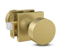 Mega Handles SUANA Bouton de porte de passage pour couloir, placard et salle de bain, rversible, robuste, compatible avec toutes les tailles de