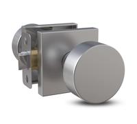 Mega Handles SUANA Bouton de porte de passage pour couloir, placard et salle de bain, rversible, robuste, compatible avec toutes les tailles de