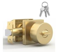 Mega Handles SUANA Bouton de porte d'entre pour entre, chambre coucher et salle de bain, rversible, design robuste, s'adapte toutes les ta