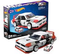 MEGA BLOKS Coffret de construction Hot Wheels Audi 90 Quattro IMSA GTO - 973 pièces métal rouge