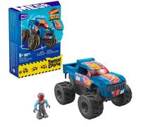 MEGA Brands – Jeu de construction Hot Wheels V8 Bomber Truck – Monster Truck gris – 5+ ans