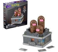 MEGA Kit de construction de figurine Pokémon, Mini Motion-Digdri avec 350 pièces et mouvement d'apparition, jouet pour collectionneur à assembler et à présenter, HTH73