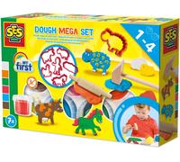 SES Creative My First - Méga kit de pâte a Modeler avec Outils, Multicolore pour Les Tout-Petits