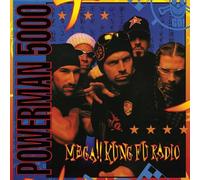 Powerman 5000 – Mega Kung Fu Radio – Vinyle LP bleu avec tourbillon noir – Real Gone Music