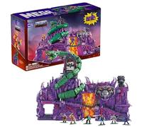 Mega Les Maîtres de l'univers Coffret de Construction Montagne du Serpent avec 6 Mini-Figurines articulées et Accessoires, Jeu de Construction, Dès 14 Ans, HHD16