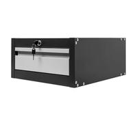 Mega-M Armoire à Outils: Cette Armoire Suspendue en Acier laqué (37x48,5x19 cm) est compacte et Robuste, avec Un tiroir pour Organiser Vos Outils Essentiels.