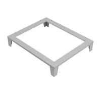Mega-M Base de casier: Cette Base en métal (60x50x10 cm) est Durable, facilite Le Nettoyage et optimise l'espace pour Les armoires BHP.