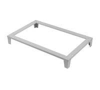Mega-M Base de casier: Cette Base en métal (80x50x10 cm) est Durable et élève Votre Armoire pour faciliter Le Nettoyage et améliorer l'hygiène.