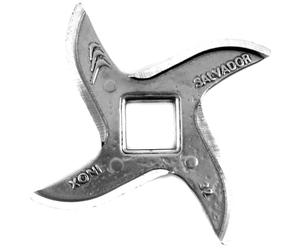 Mega-M Couteau pour hachoir à viande: Ce couteau unilatéral en acier inoxydable est robuste, résistant à la corrosion et idéal pour hacher la viande en toute sécurité.