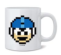 Mega Man 1up Icon MegaMan NES CAPCOM Mug classique rétro vintage années 80 Collection de jeux vidéo Gamer Marchandises de collection Accessoires de marchandise en céramique Tasse à café Tasse à thé