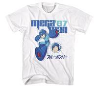 Mega Man - 87 - Américain Classiques - Solide Blanc Adulte T-Shirt