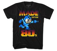 Mega Man - Fabriqué Dans Les Années 80 - Manches Courtes - Adulte - T-Shirt