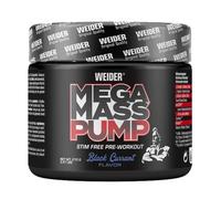 Mega Mass® Pomp Pre Workout 270 g Black Currant - Booster Sans Caféine à Base de L-Citrulline et L-Arginine
