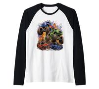Mega Monster Trucks Car Crush Mayhem Arena Manche Raglan