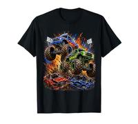 Mega Monster Trucks Car Crush Mayhem Arena T-Shirt
