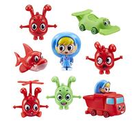 Mega Morphle Figure & Vehicle Pack, preschool scaled figures, push along moulded mini vehicles, imaginative play, moonbug, gift for 2-5 year old