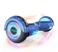 MEGA MOTION Hoverboard, Hoverboards à deux roues de 6,5 pouces avec Haut-parleur Bluetooth, avec Lumières LED colorées, Cadeau pour Enfants et Adolescents